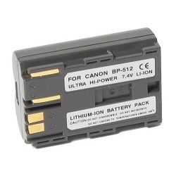 BP-511 Extended Life Lithium Ion Recharcheable Battery For Canon EOS 30D/40D Cameras