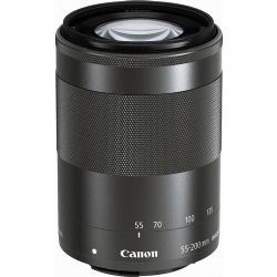 Canon EF-M 55-200mm f/4.5-6.3 IS STM Lens Black