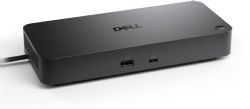 Dell Pro Dock SD25 USB Type-C with DP Alt Mode Connector, DisplayPort/HDMI/USB 3.2 Gen2 Connectivity, Up to 100-Watt Power delivery - Black