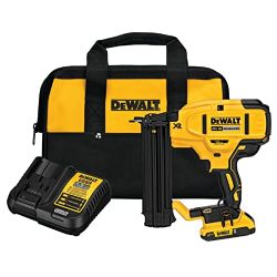 DEWALT 20V MAX Cordless Brad Nailer Kit, 18GA (DCN680D1)
