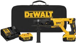DEWALT DCH133M2 20V Max XR Brushless 1 D-Handle Rotary Hammer Kit